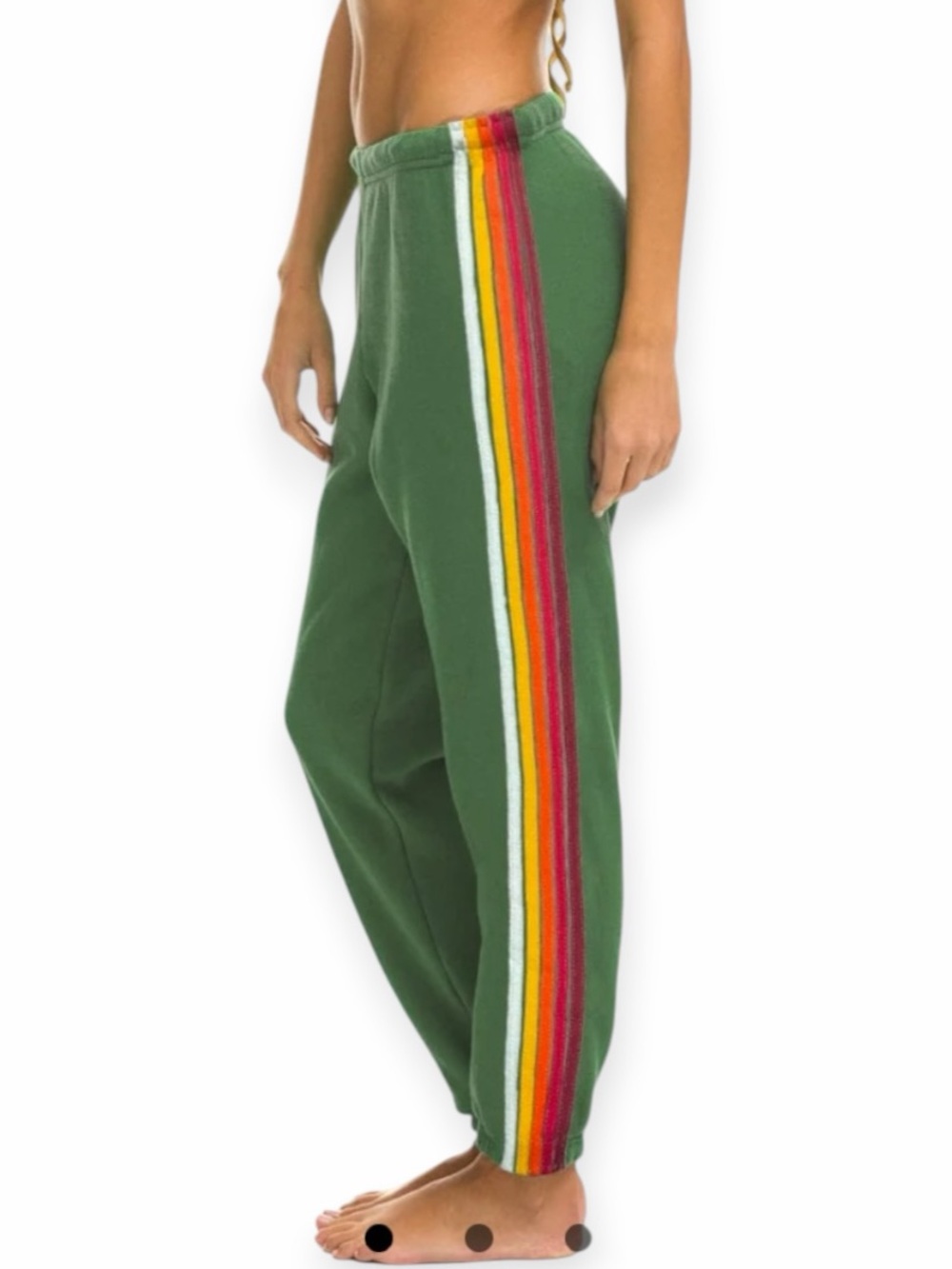 Aviator Nation 5 stripe sweatpants size medium